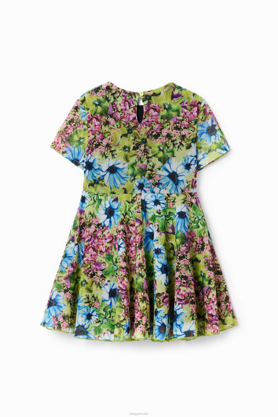 Girl DesigualTulle flower dress Clothing 68X2401790