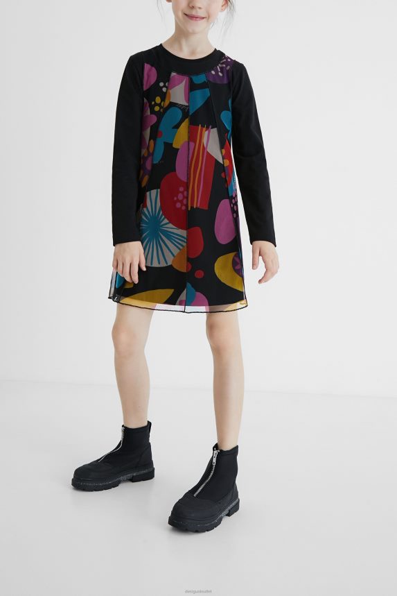 Girl DesigualTulle print dress Clothing 68X2401760