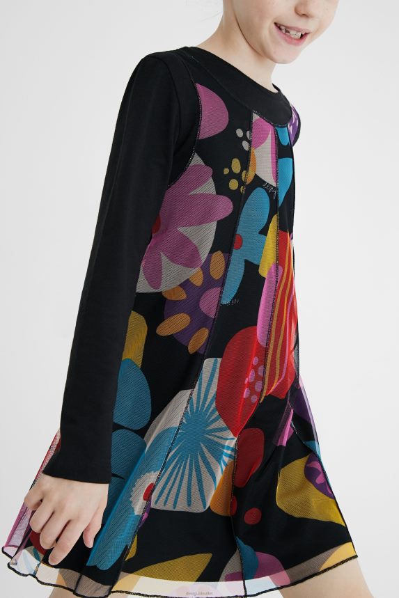 Girl DesigualTulle print dress Clothing 68X2401760