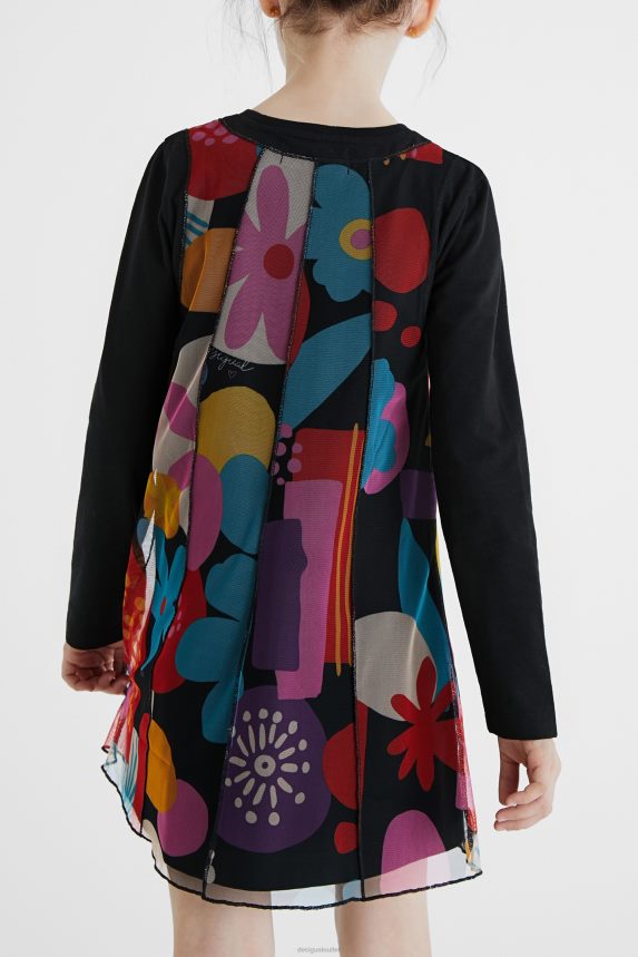 Girl DesigualTulle print dress Clothing 68X2401760