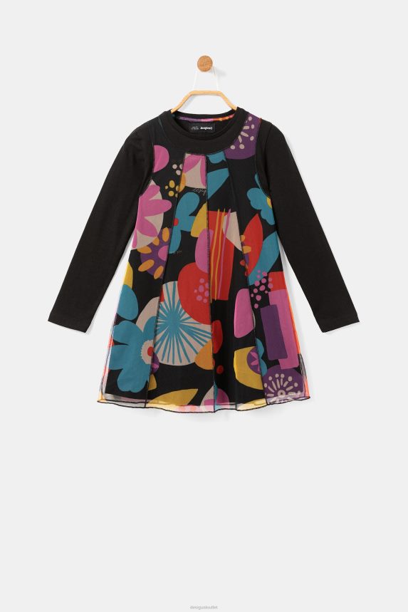 Girl DesigualTulle print dress Clothing 68X2401760