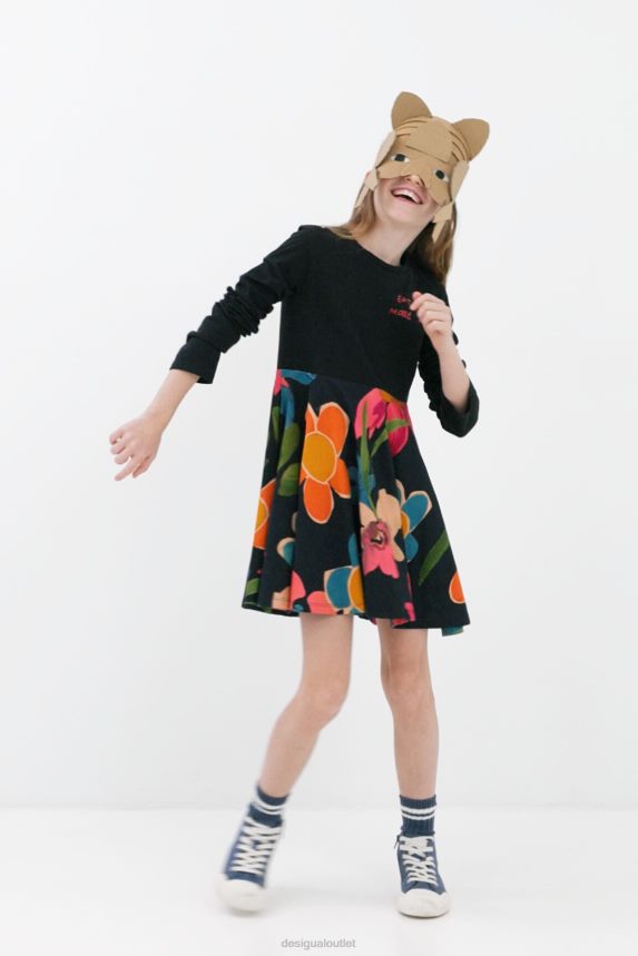 Girl DesigualTwo-in-one floral dress Clothing 68X2401875
