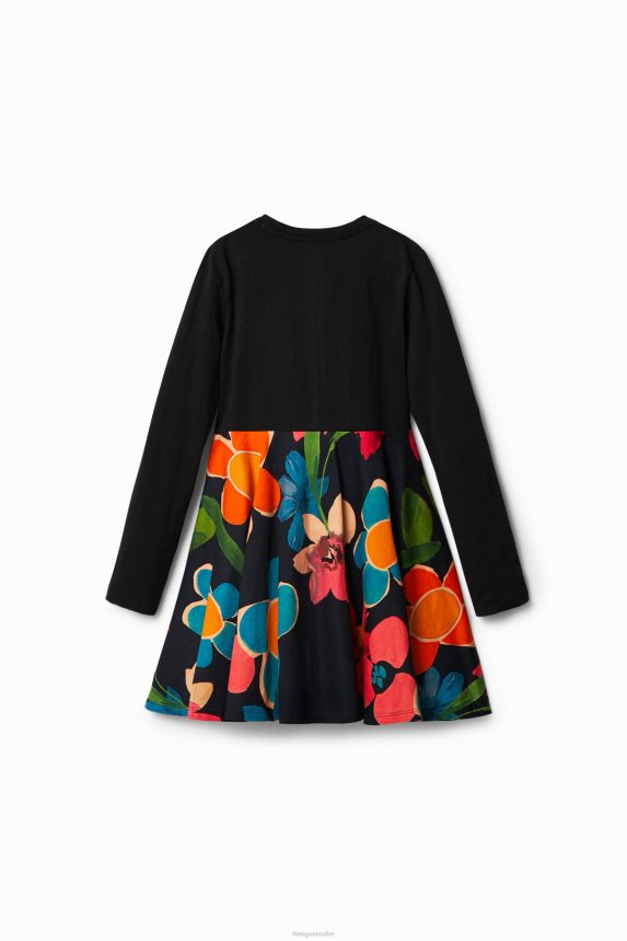 Girl DesigualTwo-in-one floral dress Clothing 68X2401875