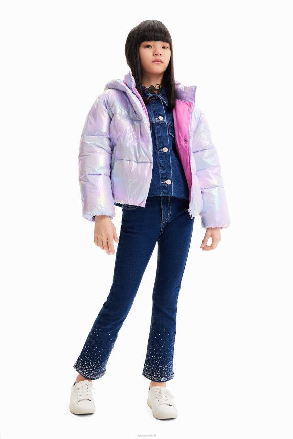 Girl DesigualIridescent quilted jacket Clothing 68X2401777