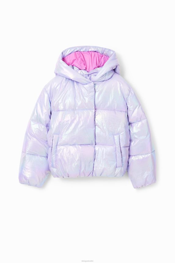 Girl DesigualIridescent quilted jacket Clothing 68X2401777