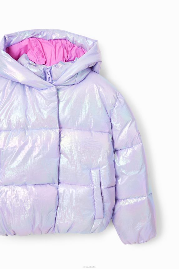 Girl DesigualIridescent quilted jacket Clothing 68X2401777