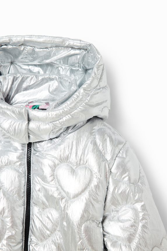 Girl DesigualPadded heart jacket Clothing 68X2401873