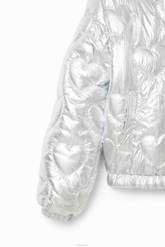 Girl DesigualPadded heart jacket Clothing 68X2401873