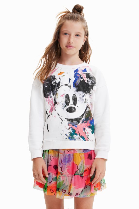Girl DesigualDisney's Mickey Mouse splatter sweatshirt Clothing 68X2401147