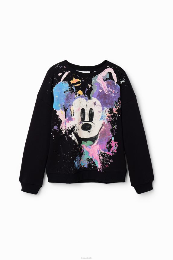 Girl DesigualDisney's Mickey Mouse splatter sweatshirt Clothing 68X2401161