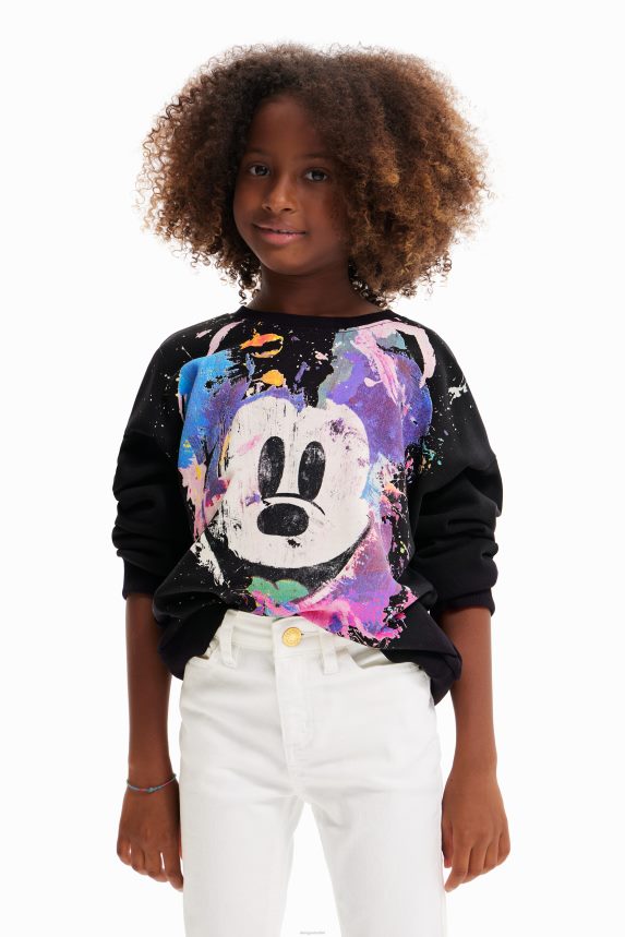 Girl DesigualDisney's Mickey Mouse splatter sweatshirt Clothing 68X2401161