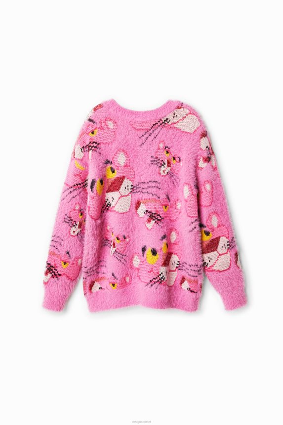 Girl DesigualOversize Pink Panther jumper Clothing 68X2401860