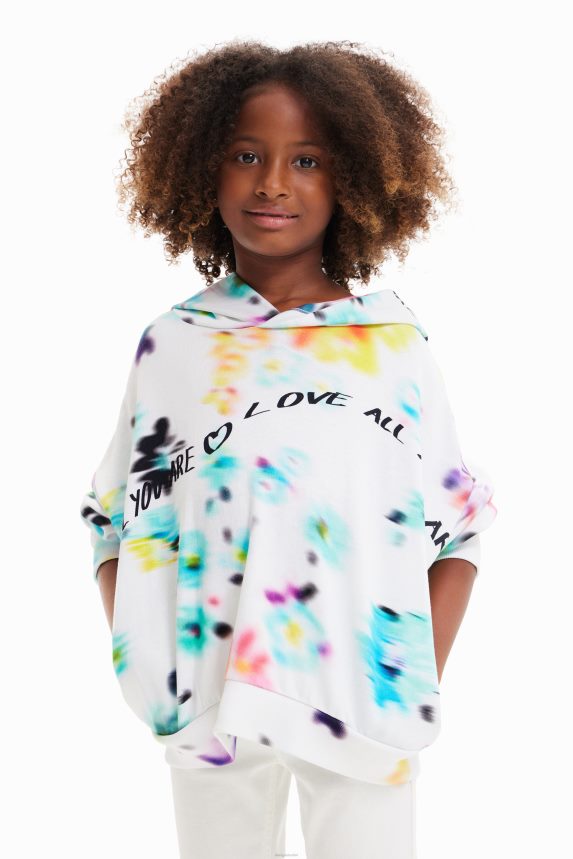 Girl DesigualOversize out-of-focus sweatshirt Clothing 68X2401869