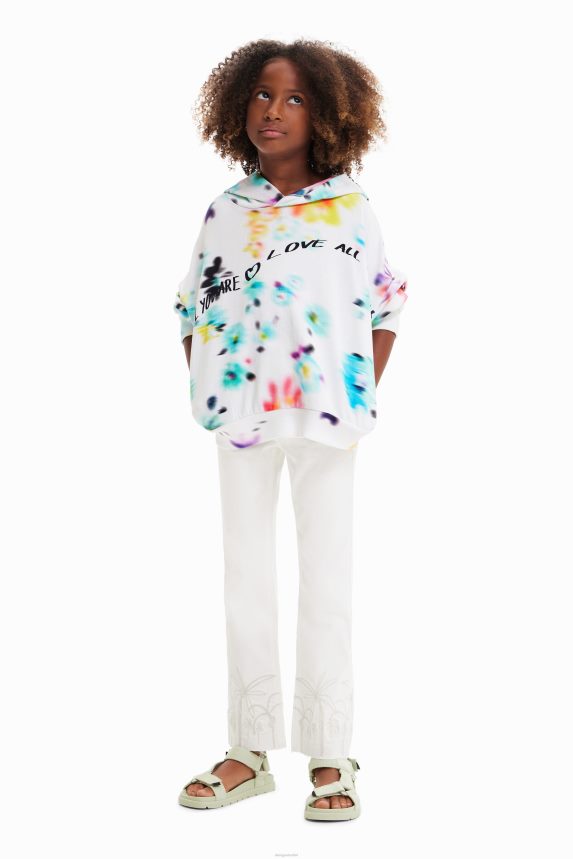 Girl DesigualOversize out-of-focus sweatshirt Clothing 68X2401869