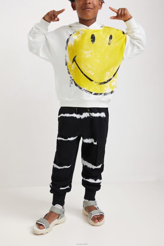 Girl DesigualSmiley sweatshirt Clothing 68X2401880