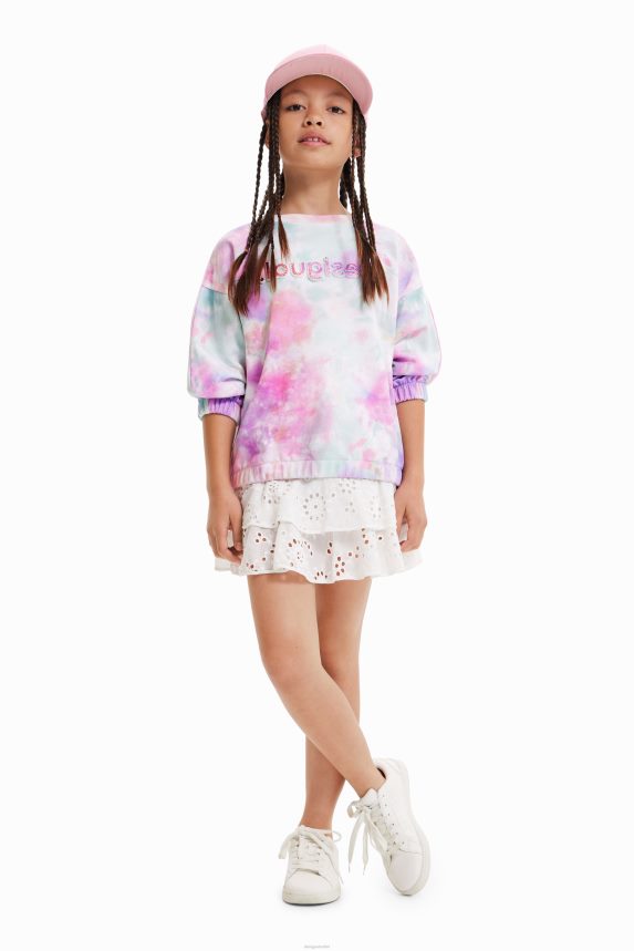 Girl DesigualTie-dye logo sweatshirt Clothing 68X2401868