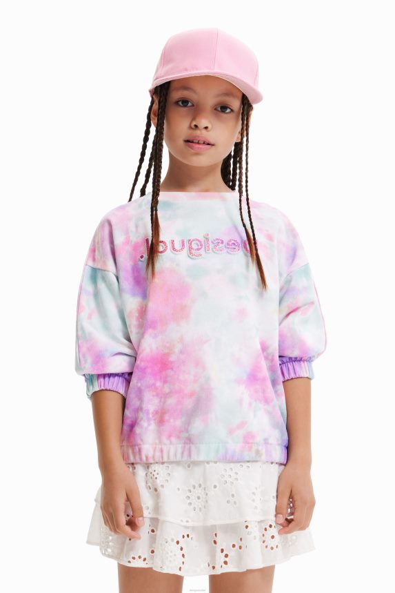 Girl DesigualTie-dye logo sweatshirt Clothing 68X2401868