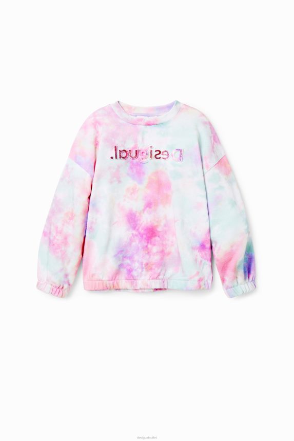 Girl DesigualTie-dye logo sweatshirt Clothing 68X2401868