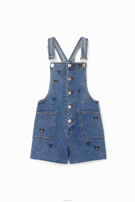 Girl DesigualDisney's Mickey Mouse denim dungaree shorts Clothing 68X2401834