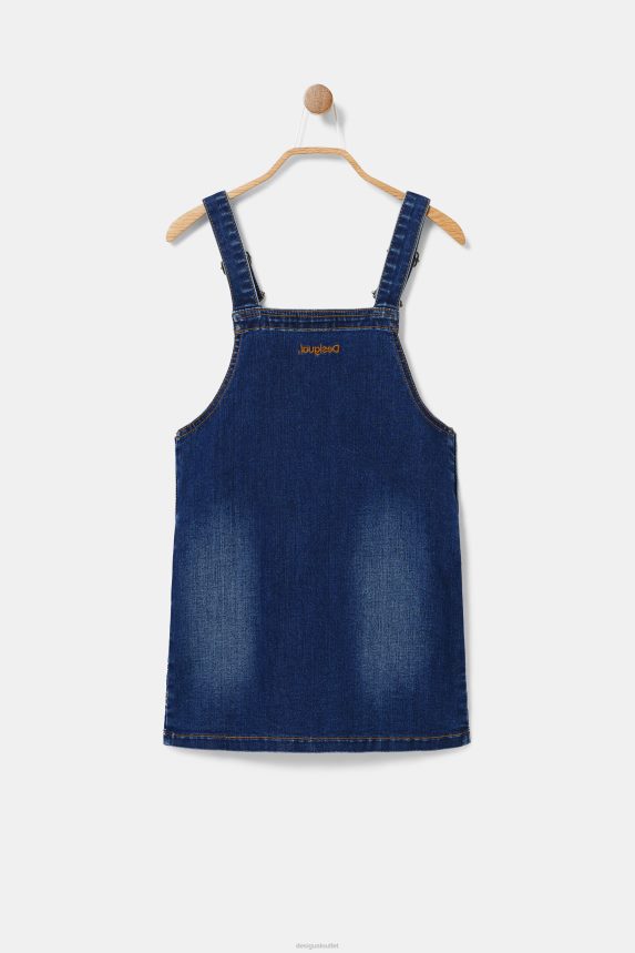 Girl DesigualEmbroidered denim overalls Clothing 68X2401839