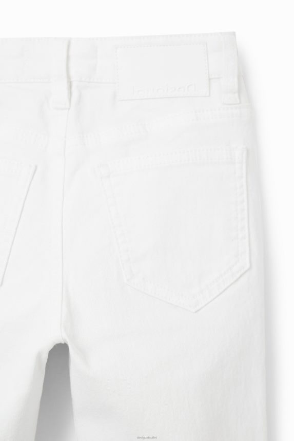 Girl DesigualEmbroidered long flare jeans Clothing 68X2401850