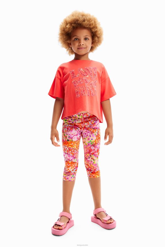 Girl DesigualFloral capri leggings Clothing 68X2401749