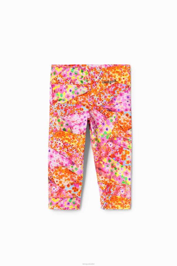 Girl DesigualFloral capri leggings Clothing 68X2401749