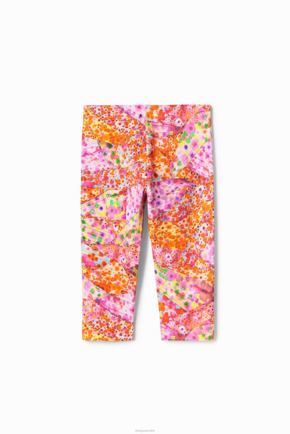 Girl DesigualFloral capri leggings Clothing 68X2401749