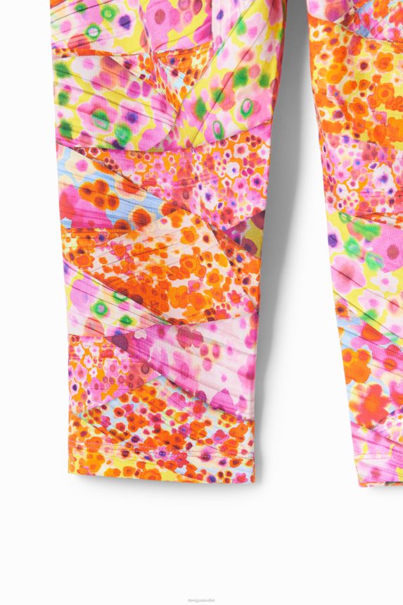 Girl DesigualFloral capri leggings Clothing 68X2401749