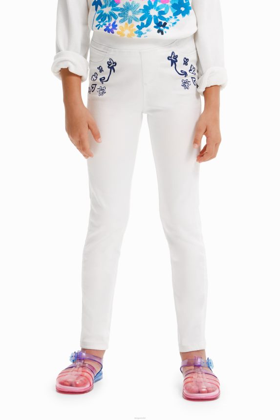 Girl DesigualGlitter jeggings Clothing 68X2401797