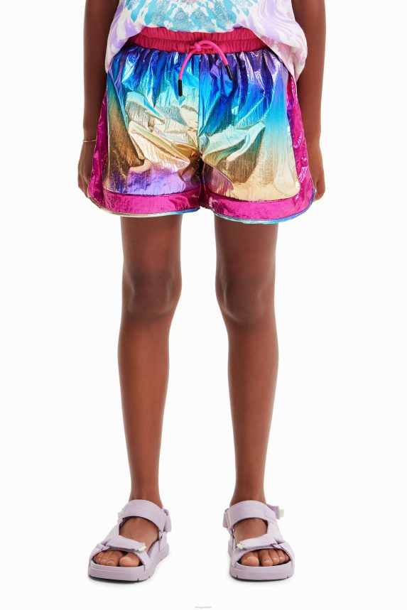 Girl DesigualIridescent shorts Clothing 68X2401886