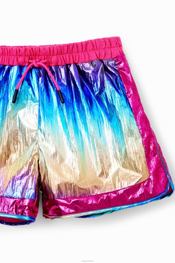 Girl DesigualIridescent shorts Clothing 68X2401886