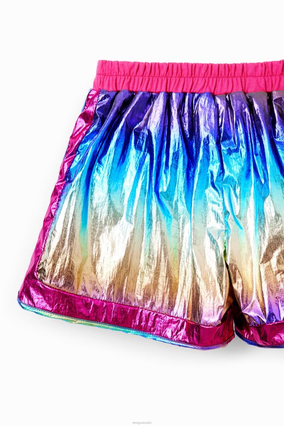 Girl DesigualIridescent shorts Clothing 68X2401886