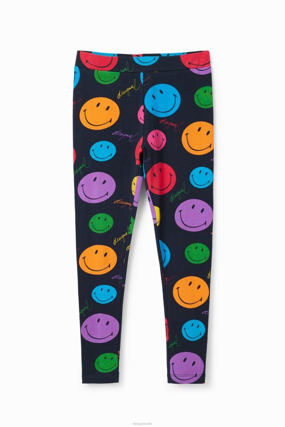 Girl DesigualLong Smiley leggings Clothing 68X2401706