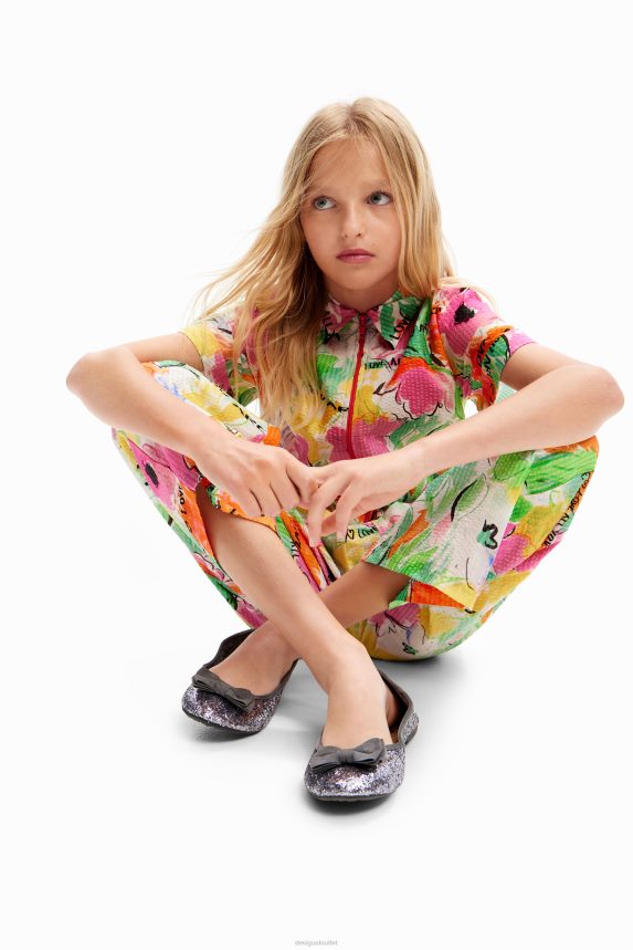 Girl DesigualLong floral jumpsuit Clothing 68X2401761