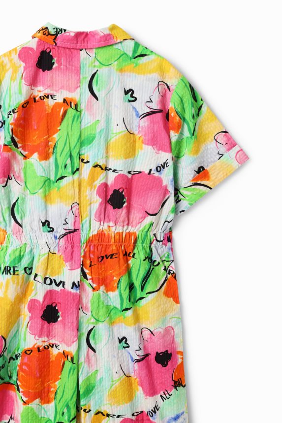 Girl DesigualLong floral jumpsuit Clothing 68X2401761