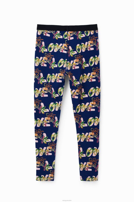 Girl DesigualLove flower leggings Clothing 68X2401703