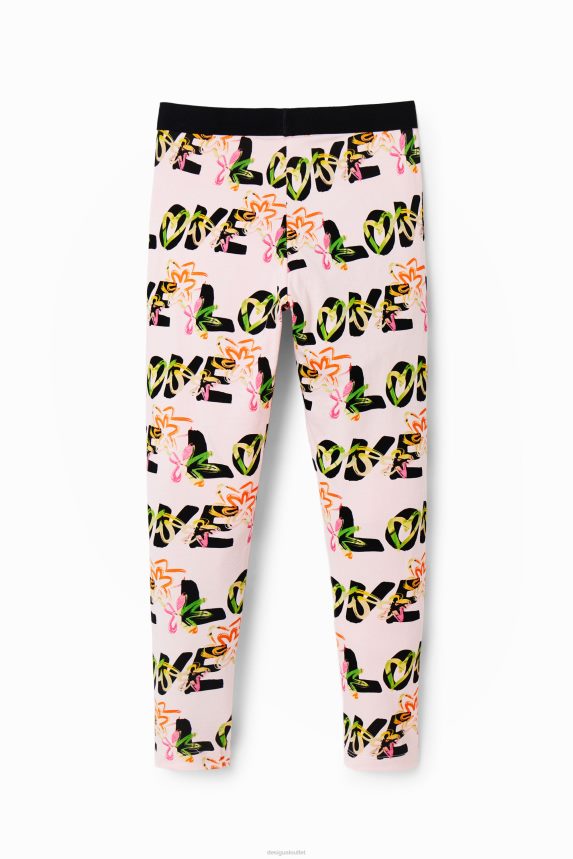 Girl DesigualLove flower leggings Clothing 68X2401733