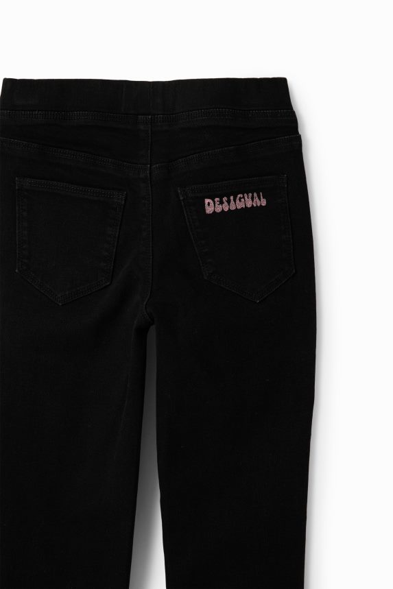 Girl DesigualMessage denim leggings Clothing 68X2401745