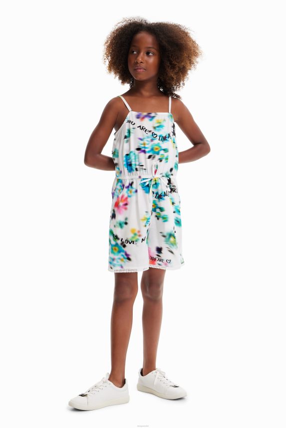 Girl DesigualShort strappy playsuit Clothing 68X2401157