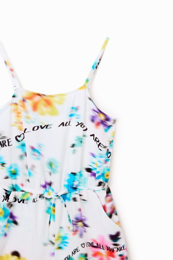 Girl DesigualShort strappy playsuit Clothing 68X2401157