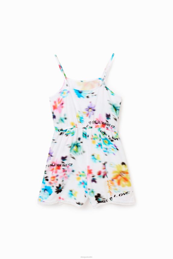 Girl DesigualShort strappy playsuit Clothing 68X2401157