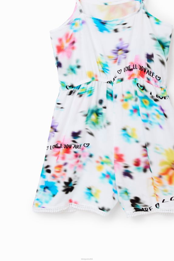 Girl DesigualShort strappy playsuit Clothing 68X2401157