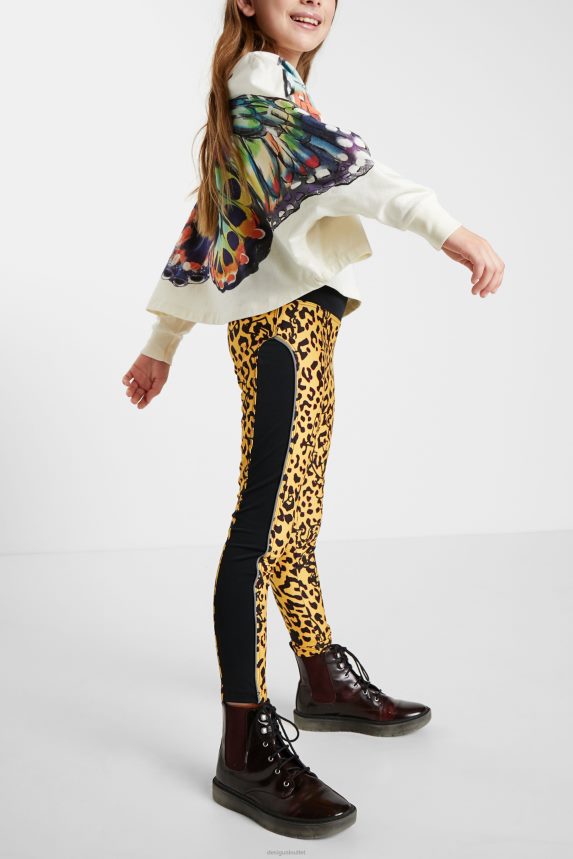 Girl DesigualSlim leggings animal print Clothing 68X2401881