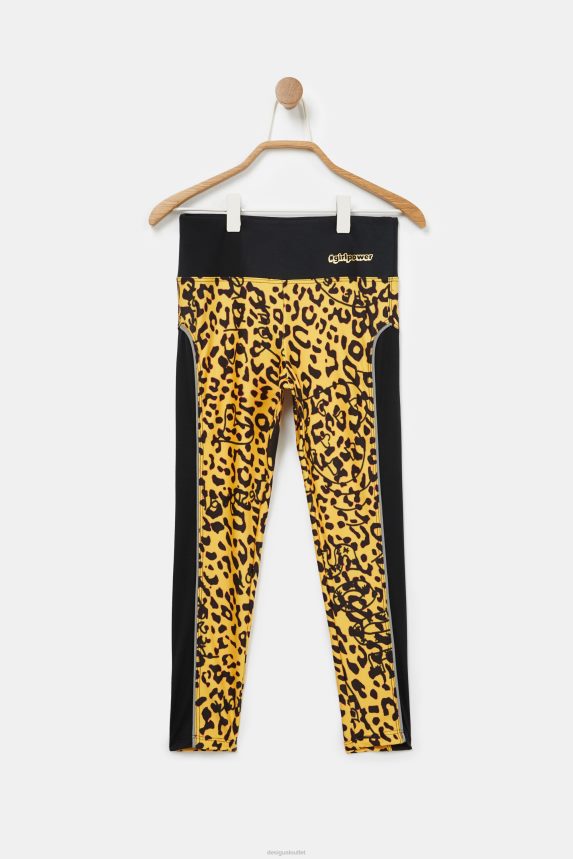 Girl DesigualSlim leggings animal print Clothing 68X2401881