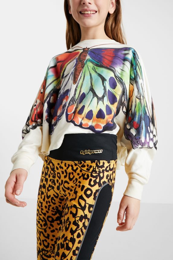 Girl DesigualSlim leggings animal print Clothing 68X2401881