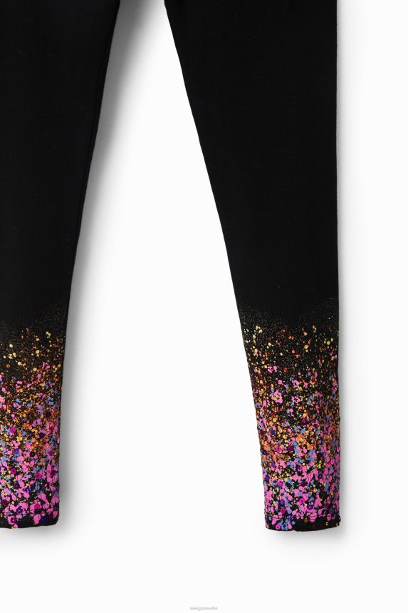 Girl DesigualSlim splatter leggings Clothing 68X2401889