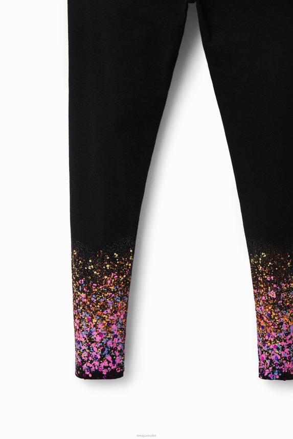 Girl DesigualSlim splatter leggings Clothing 68X2401889