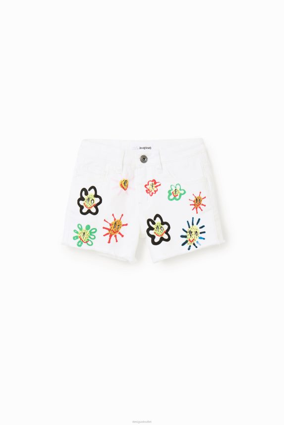 Girl DesigualSun denim shorts Clothing 68X2401159