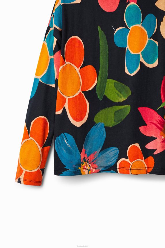 Girl DesigualFloral print T-shirt Clothing 68X2401837